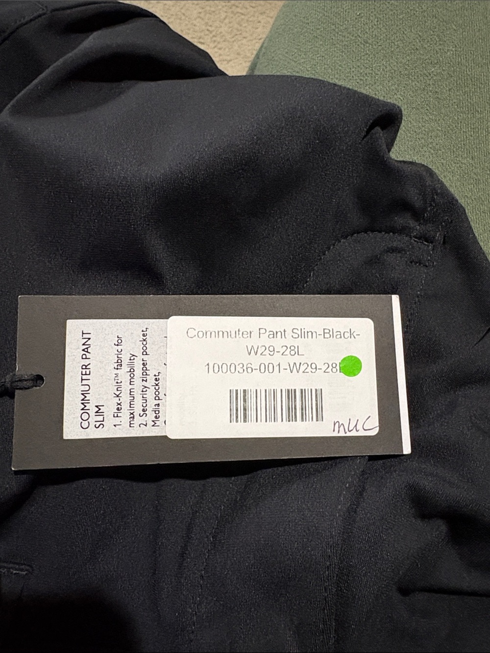 Rhone Commuter Men's Pants, Slim. - Picture 6 of 6
